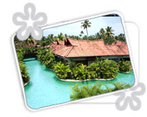 Beautifull Lake resort on the lake of Kumarakom, South India Tours